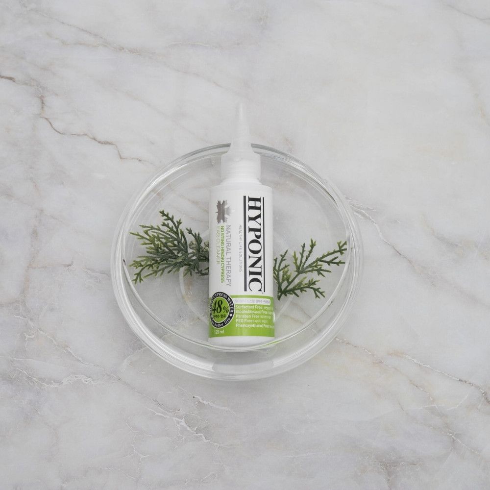 Nettoyant oreille naturel et hypoallergénique pour chien 120 ml HYPONIC