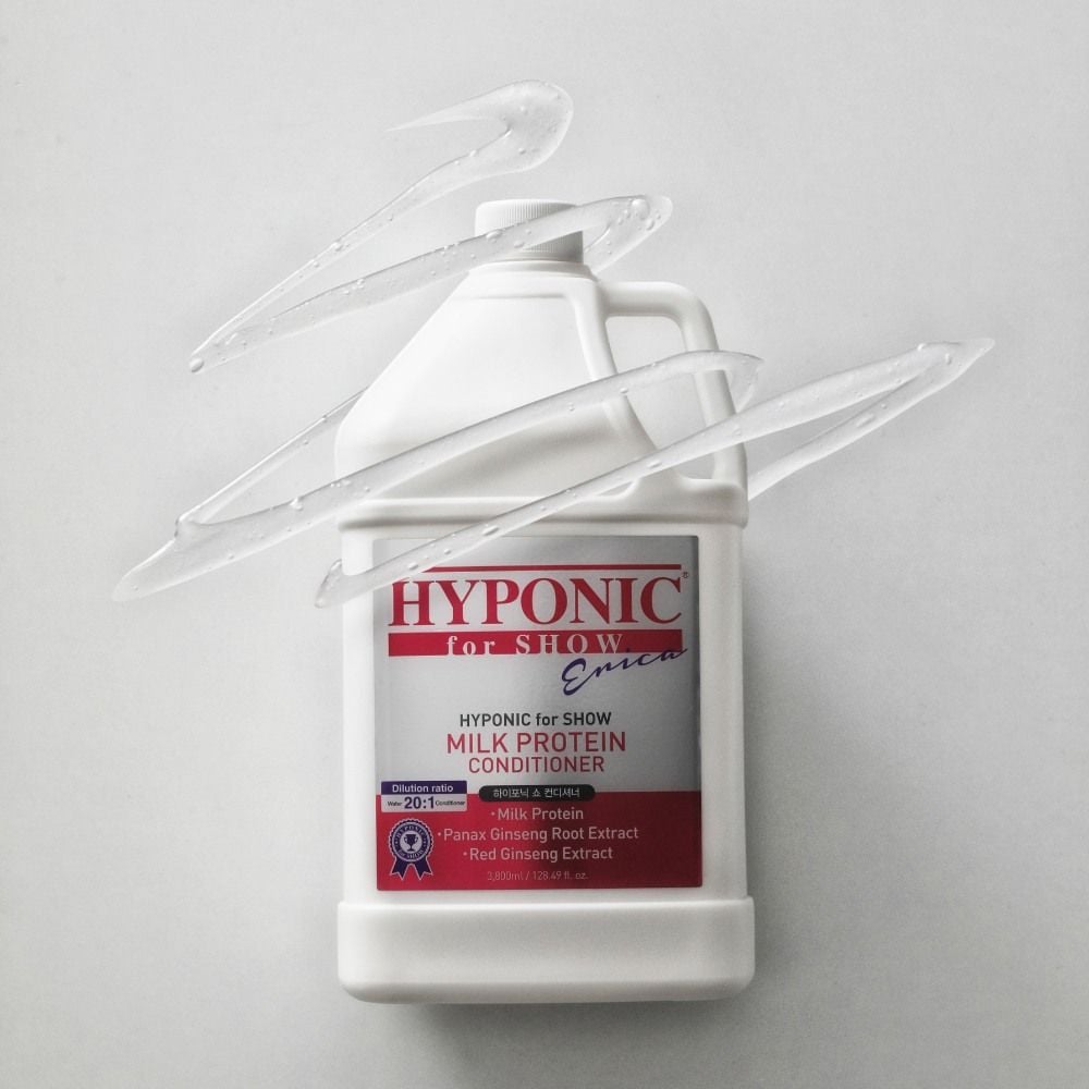 Après-shampoing pro nettoyant et volume pour chiens de concours 3,8 L HYPONIC