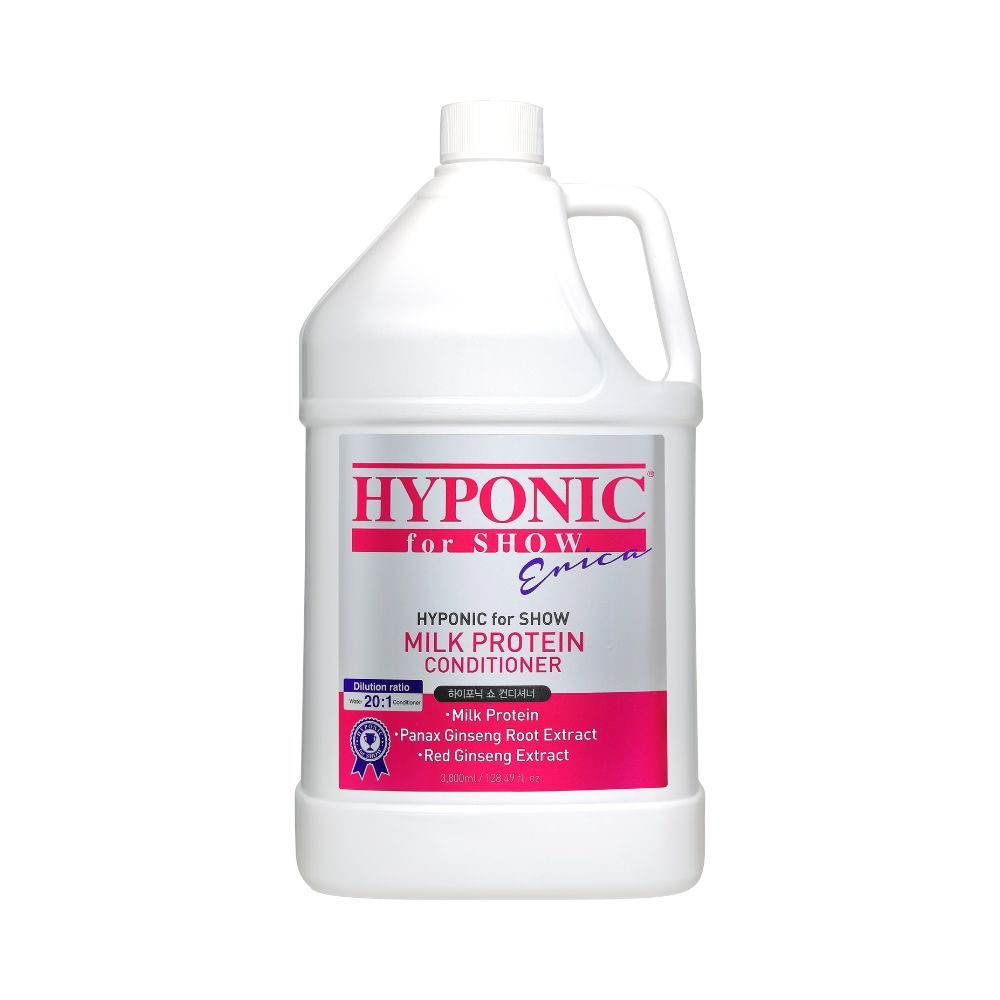 Après-shampoing pro nettoyant et volume pour chiens de concours 3,8 L HYPONIC