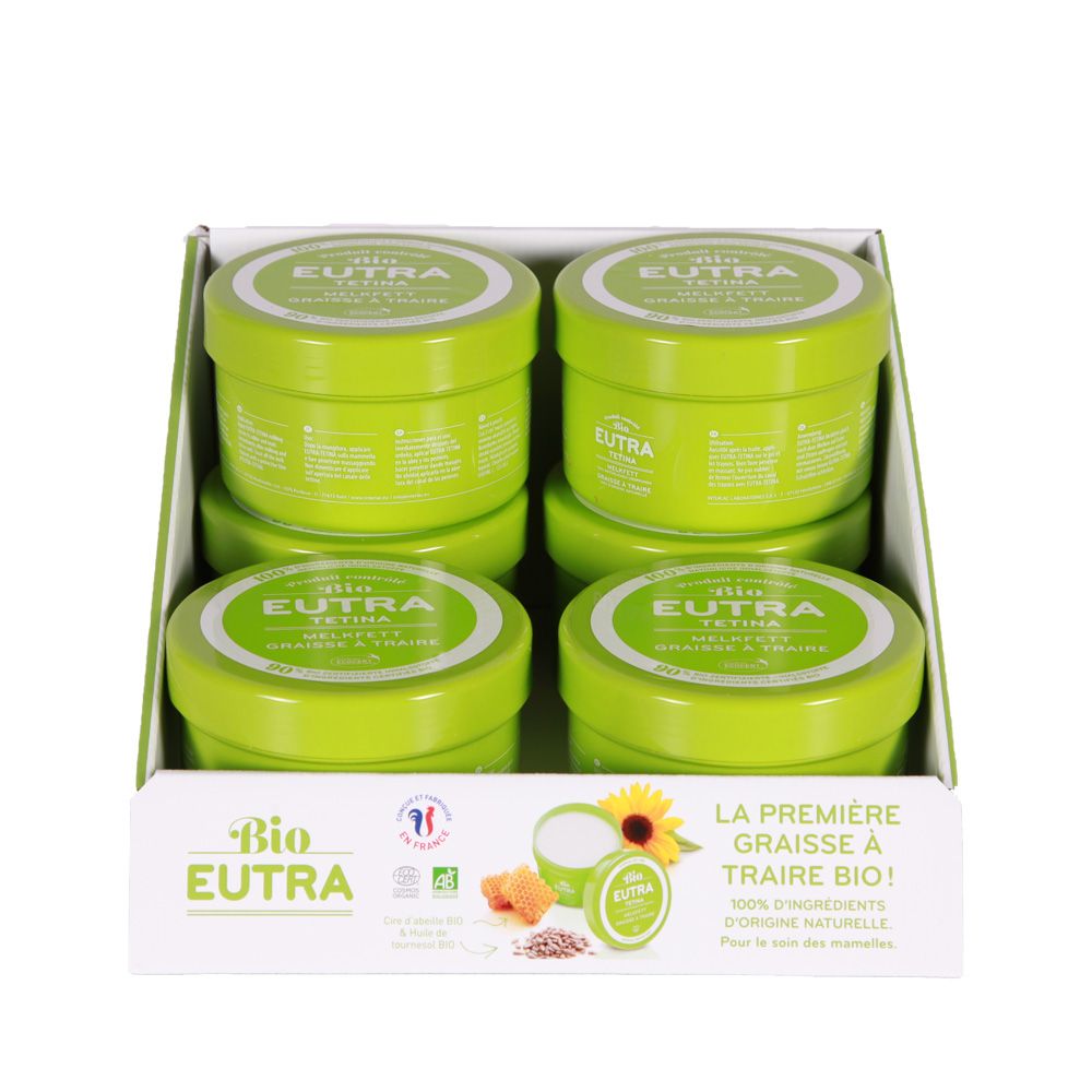 Présentoir de comptoir graisse à traire EUTRA Bio