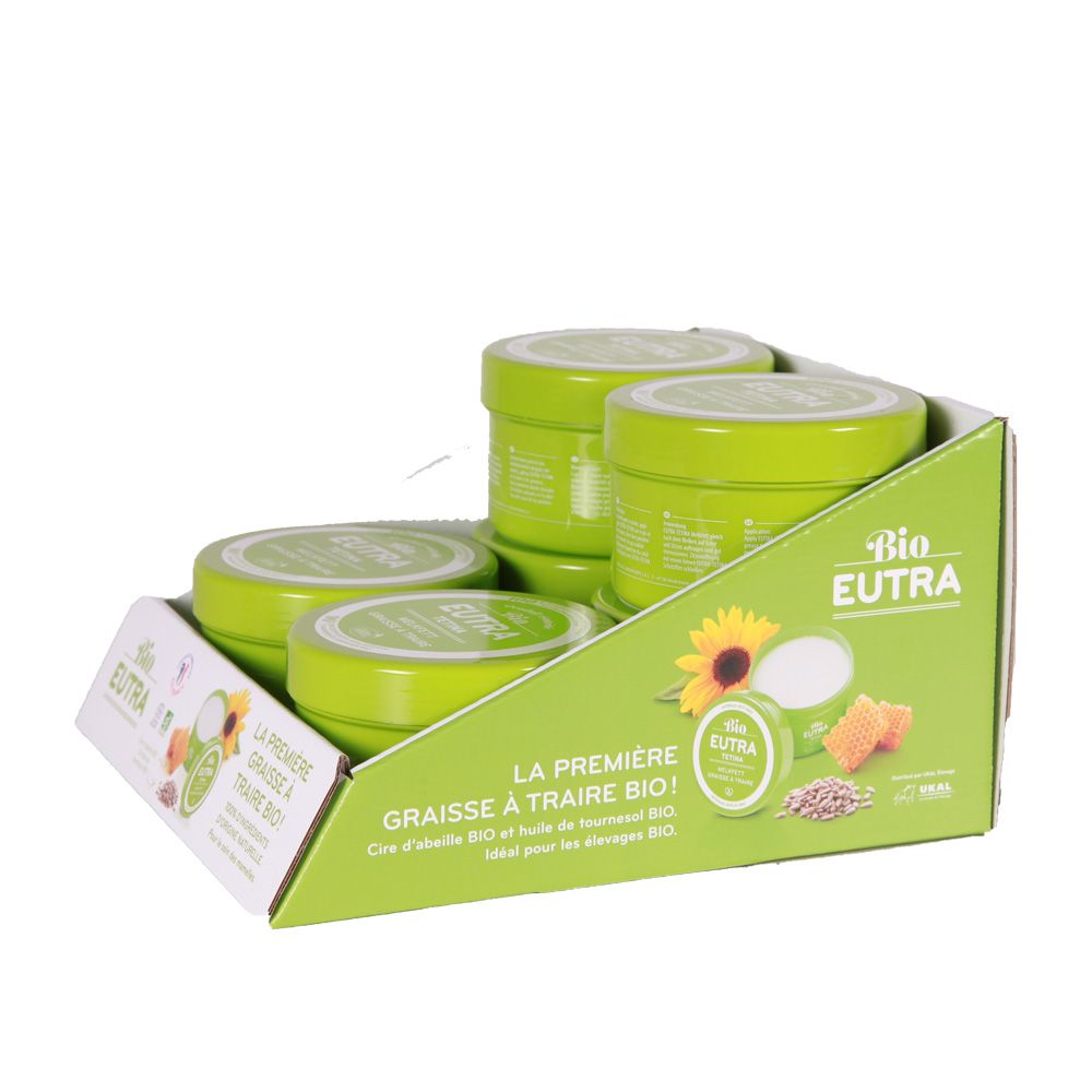 Présentoir de comptoir graisse à traire EUTRA Bio