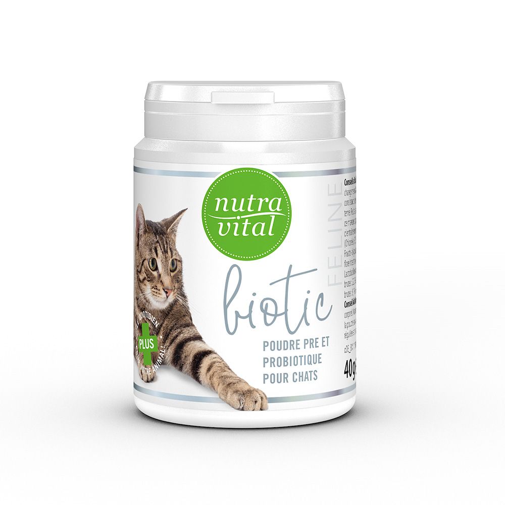 Aliment complémentaire probiotique pour chat 40g
