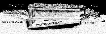 Wooden Weasel Trap - 49 x 6 x 8 cm BOXTRAP