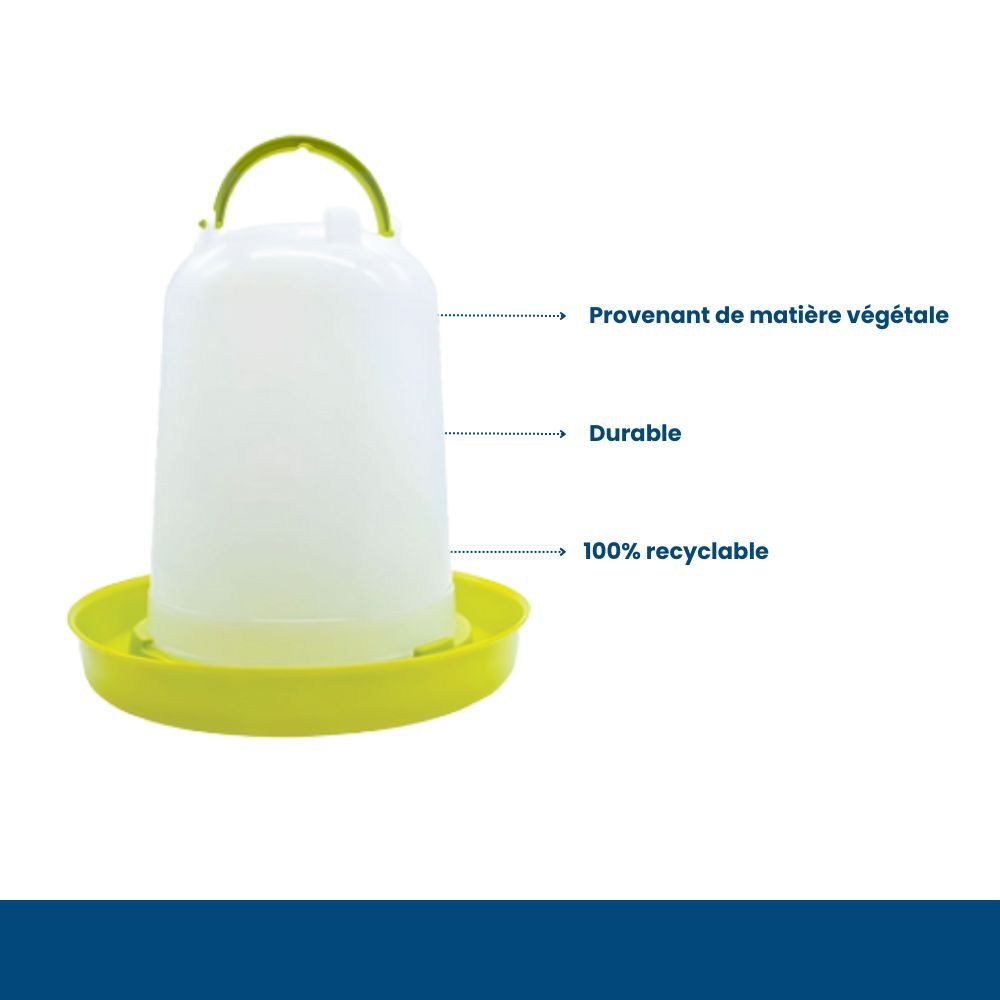 Nourrisseur bioplastique 2 kg pour volailles CHICK'A