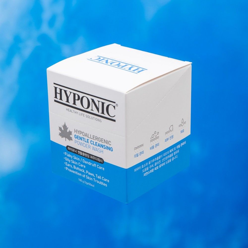 Shampoing exfoliant en poudre pour chiens et chats 50 x 2 g HYPONIC