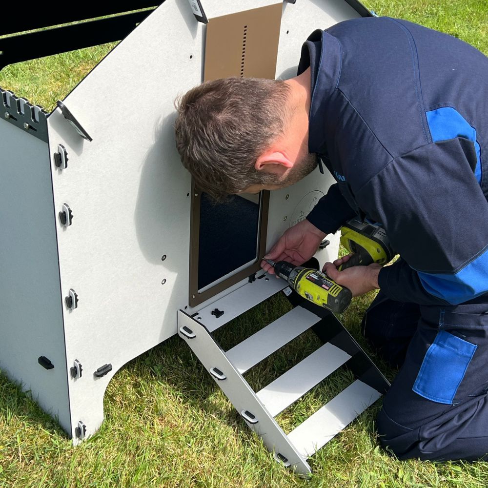 Hühnerstall für 4 Hühner Harmony by Chick'A®.