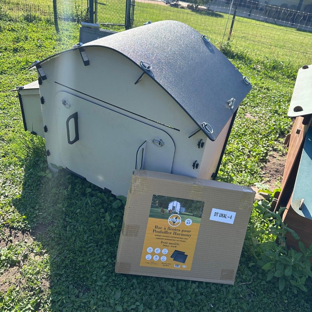 2 droppings trays for HARMONY small model chicken coop CHICK'A 