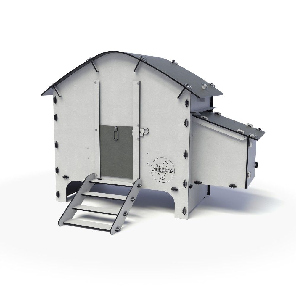 Hühnerstall für 4 Hühner Harmony by Chick'A®.