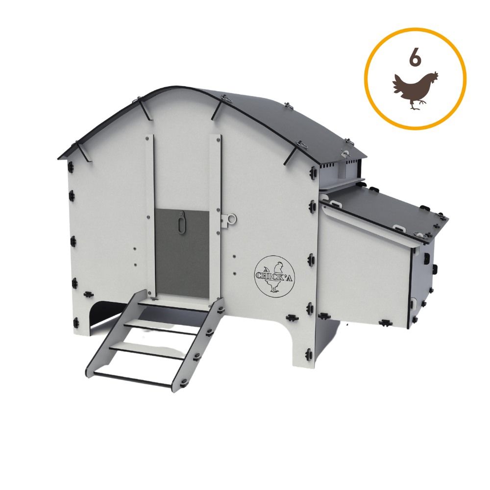 Poulailler 6 poules Harmony by Chick'A®