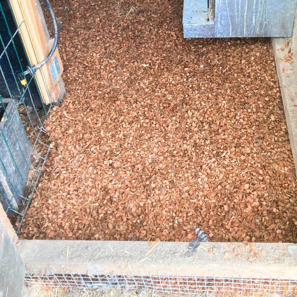 Einstreu aus kokoschips CHICK'A