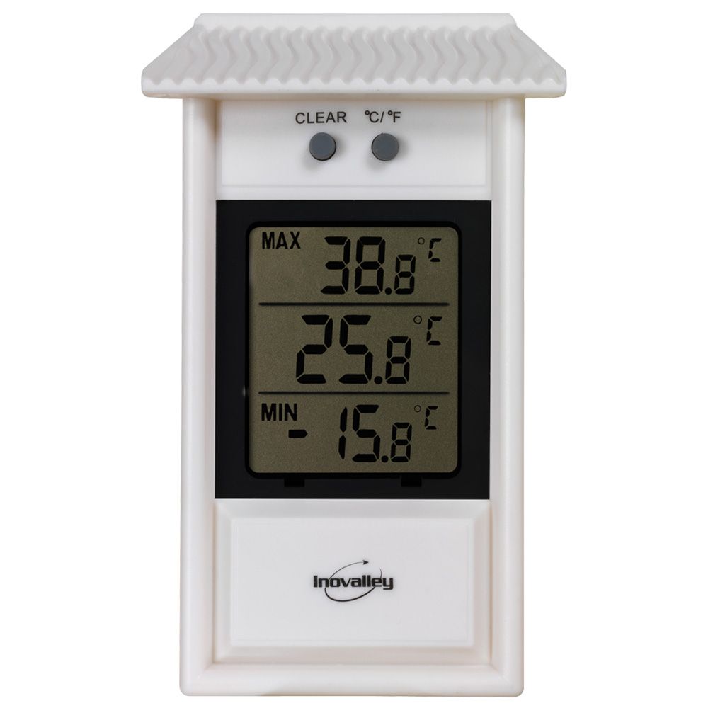 Thermomètre digital mini maxi blanc non emballé