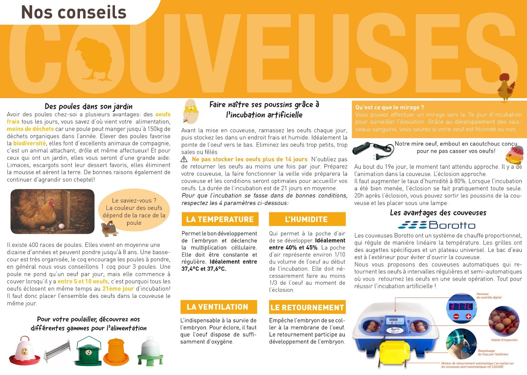 Kakémono incubation BOROTTO