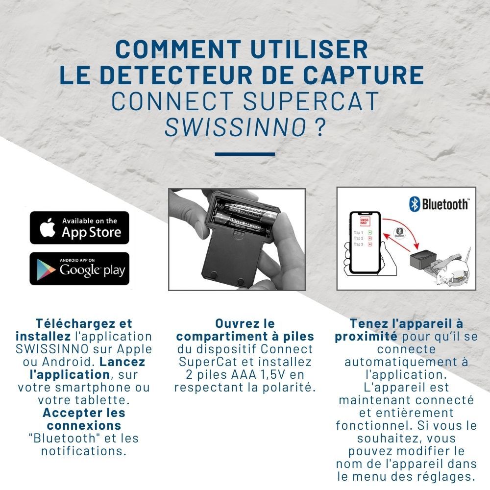 Détecteur de capture Connect SuperCat SWISSINNO