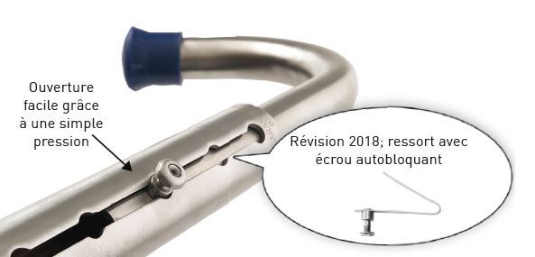 Entrave flanc en inox haut de gamme