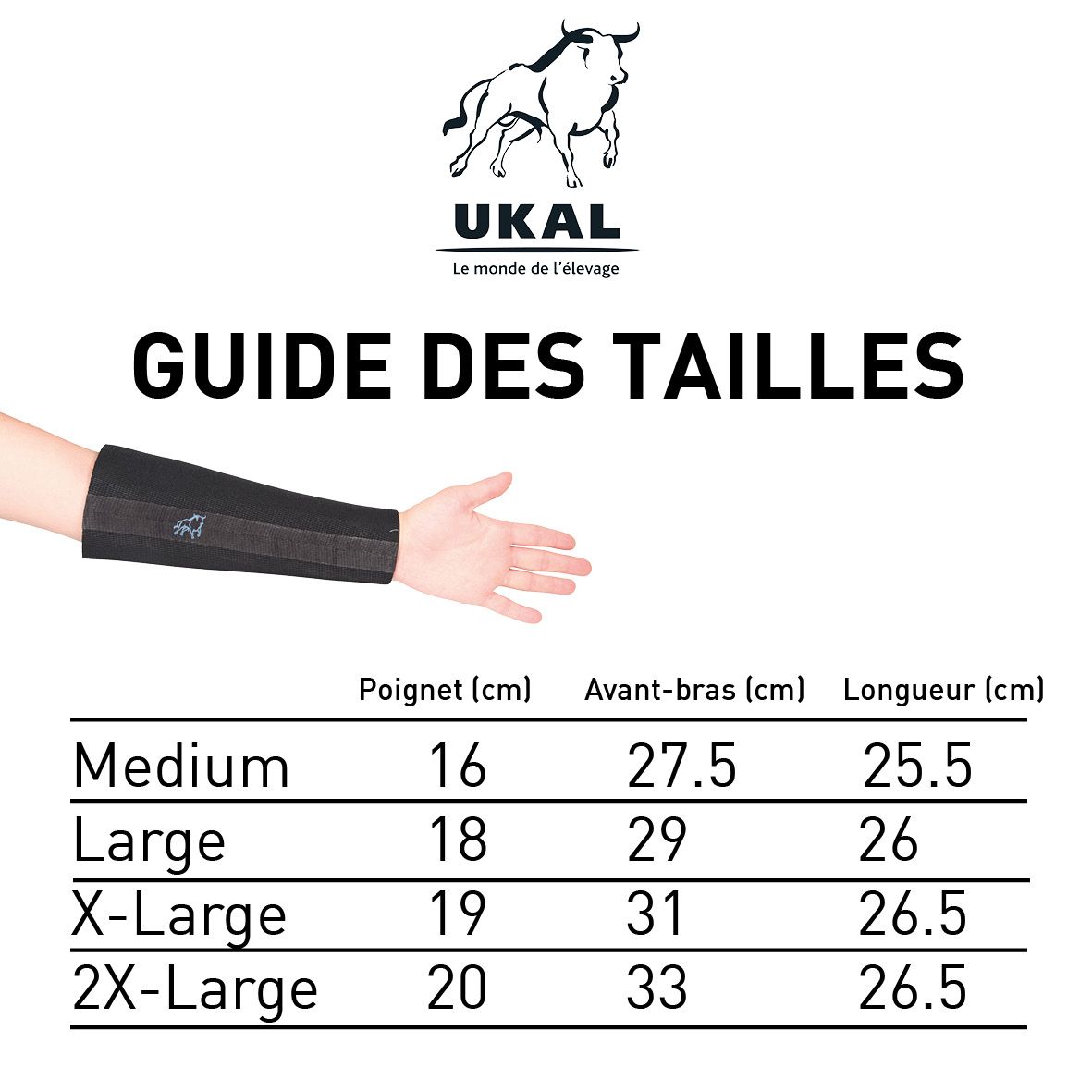 Neoprene dairy sleeves X2 - M 