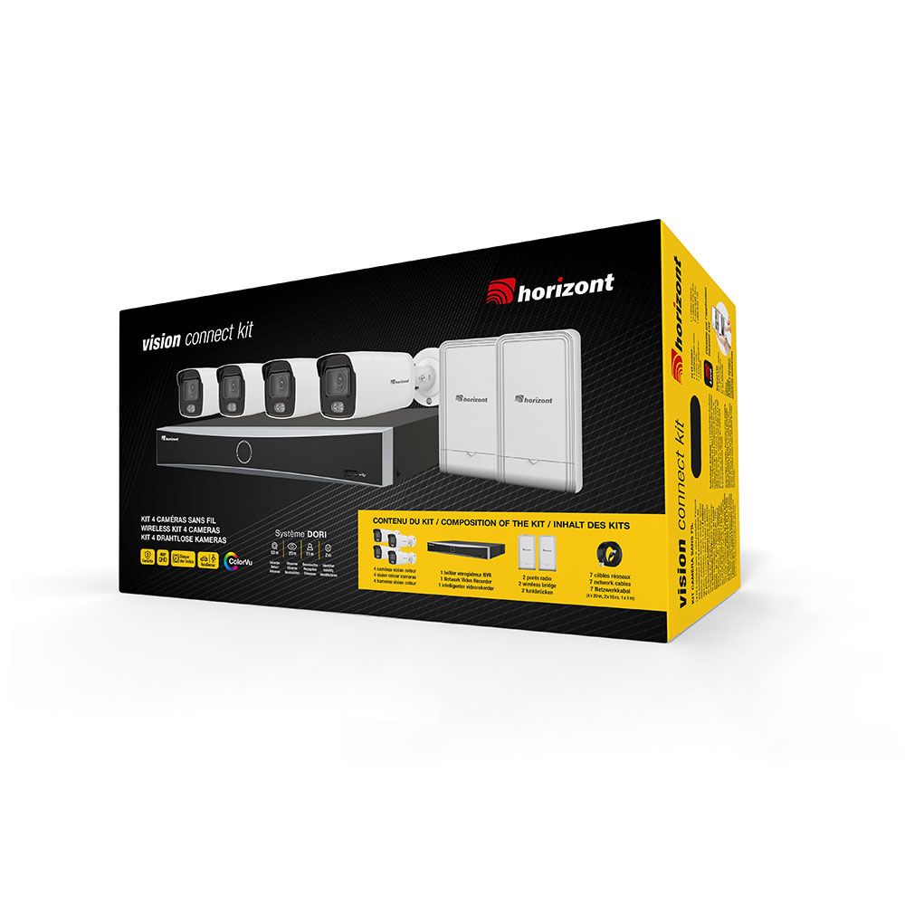Kit wifi VISION CONNECT 4 caméras HORIZONT