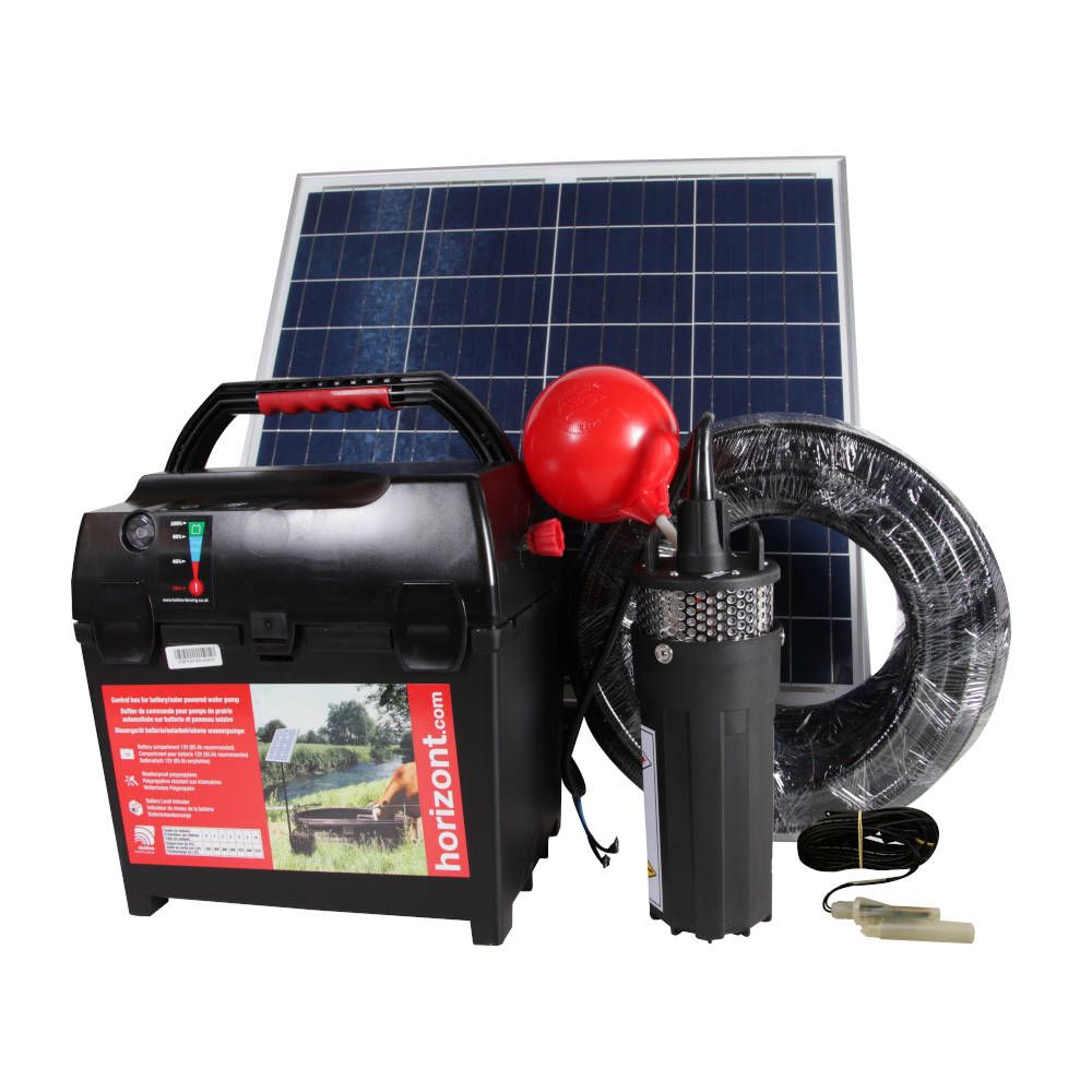 Kit complet pour pompe de prairie avec panneau solaire 60W - Ukal