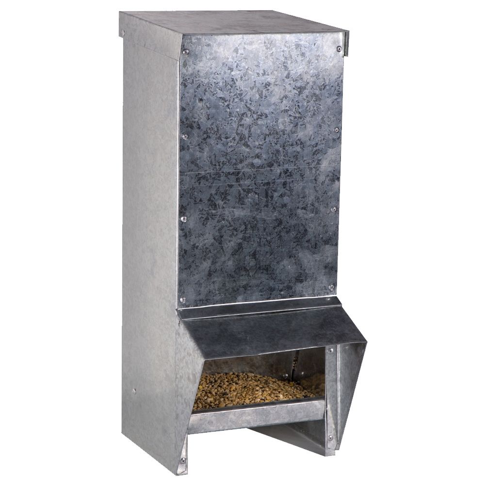 Mangeoire à trémie en acier galvanisé 18 L CHICK'A