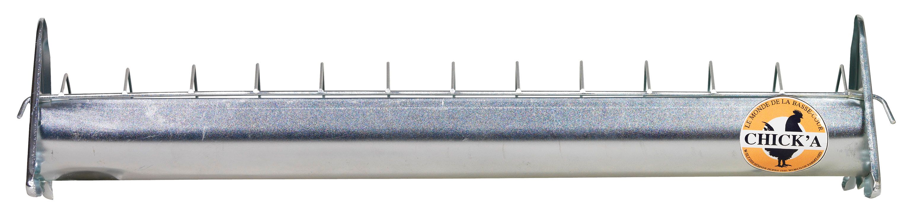 Feeder with movable grill for chicks 50 x 7 cm - 20 chicks