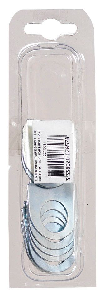 10 tentes pour piège à taupe simple rivet KLAKTRAP