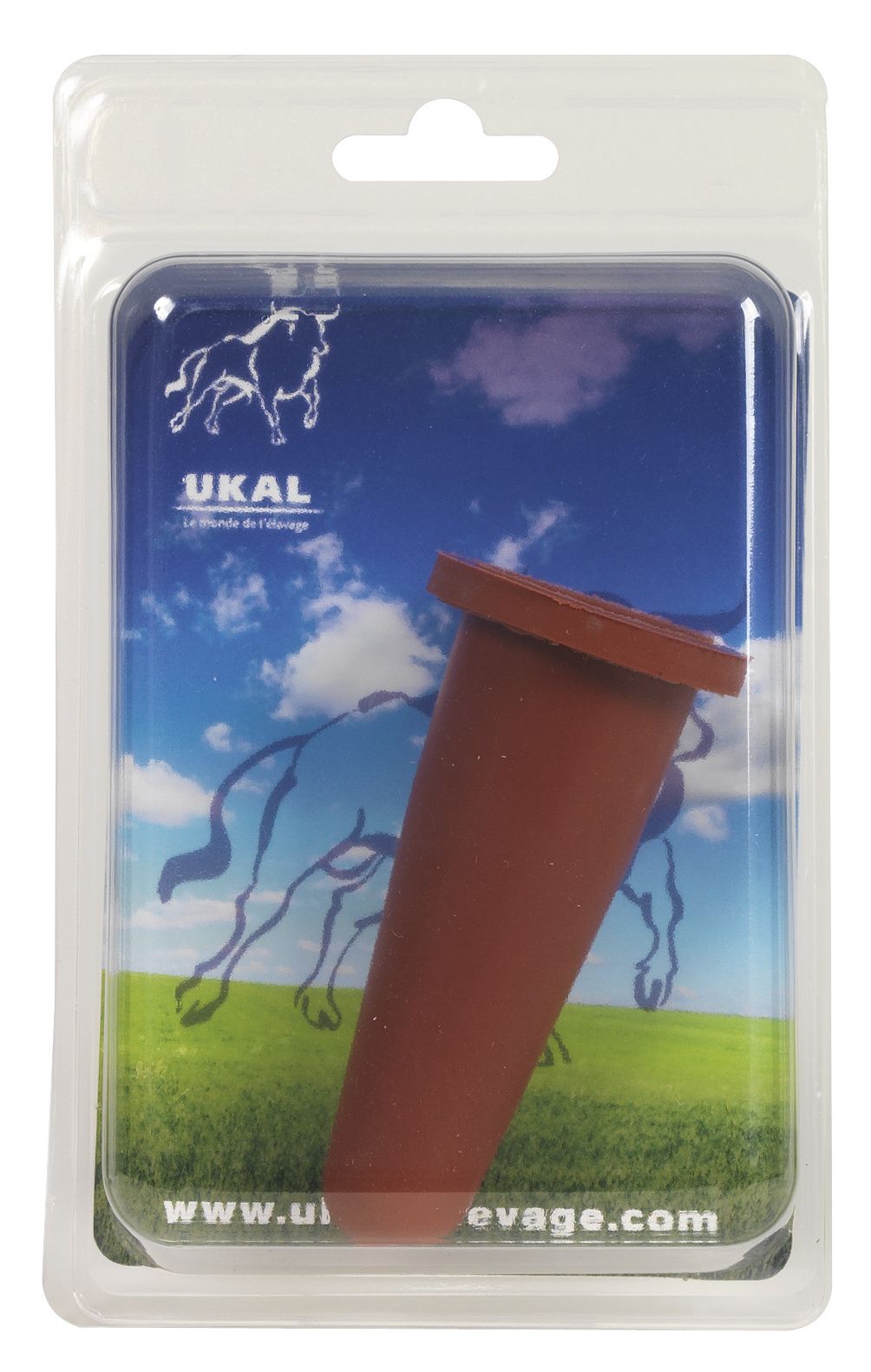 Tétine pour socle caoutchouc naturel rouge Tetiblue