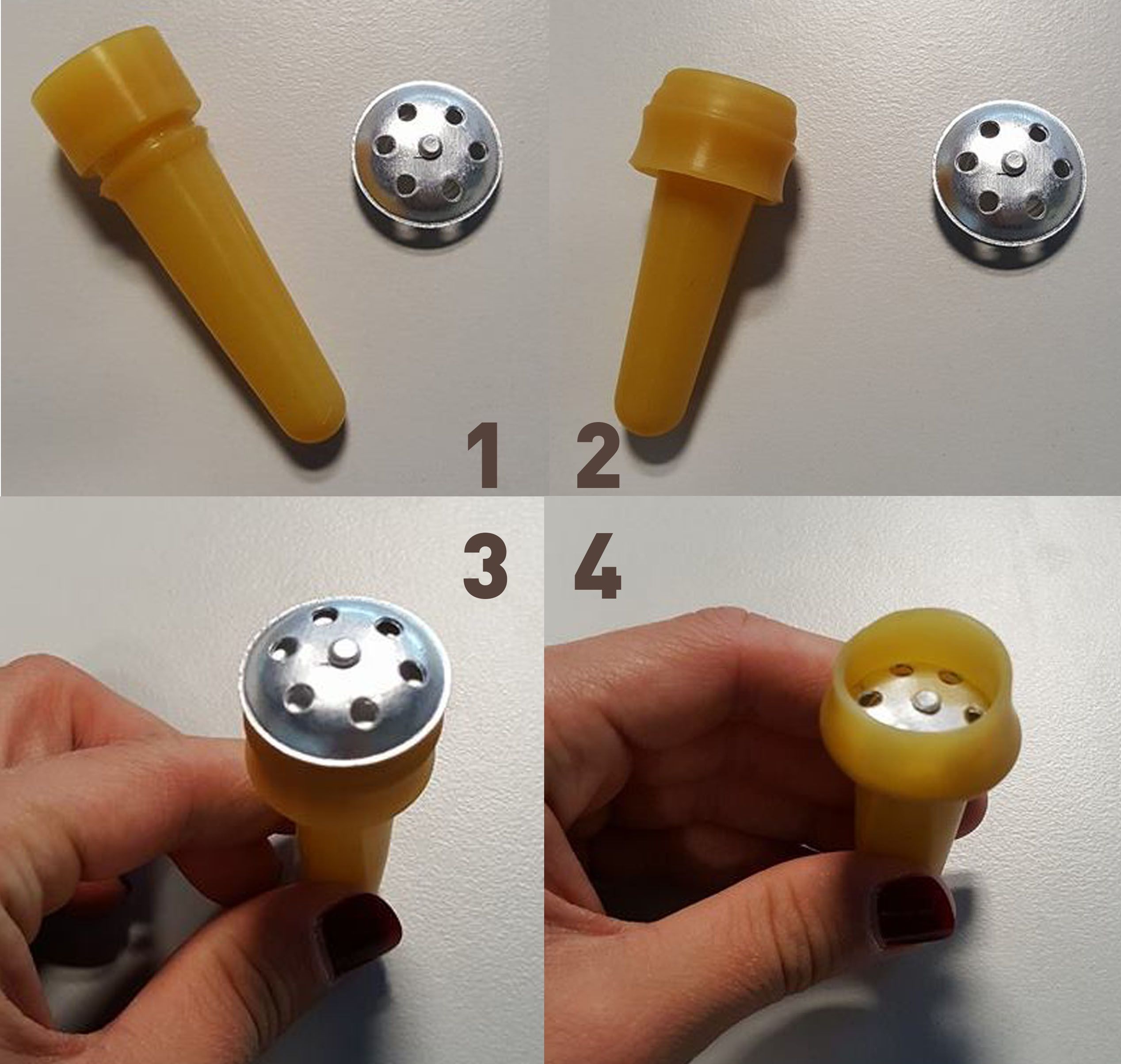 Equipement complet pour multibiberon agneau + 6 tétines + 6 clapets 