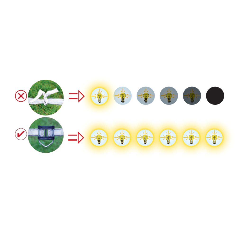  5 Aluminium-Verbindungsstücke für 40-mm-Band unverpackt BEAUMONT