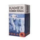 Orange rubber rings. bag of 500