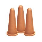 3 tétines pour socle sable 43x100mm TETIBLUE 