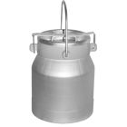 Milchtransportkanne Mit Deckel 10L Aluminium