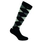 Chaussettes “Argyle” noir/écru - 42-45
