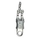 Mousqueton de panique oeil rond fixe 20 mm