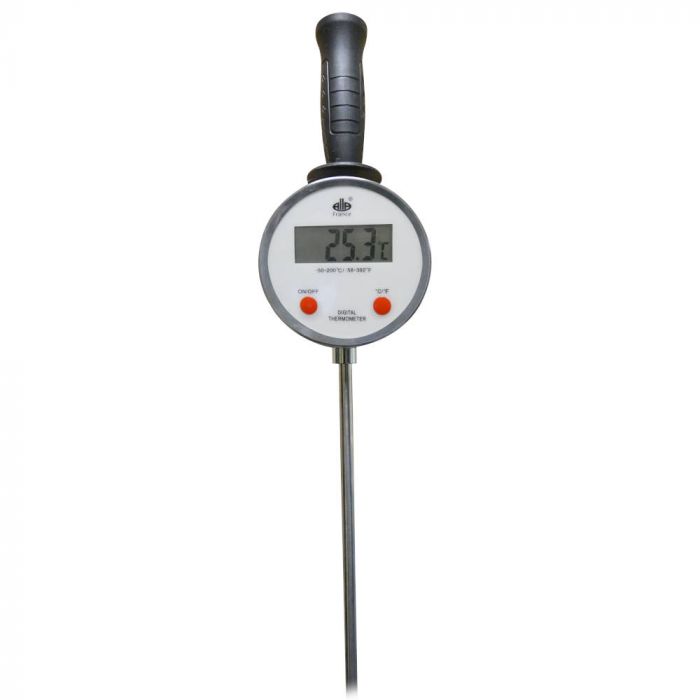 Thermometer digital mit langer Sonde Einstichthermometer 