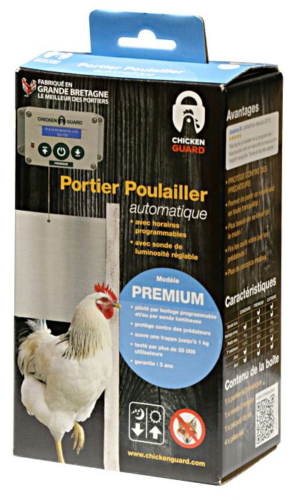 Portier Automatique Chickenguard Modele Premium Ukal
