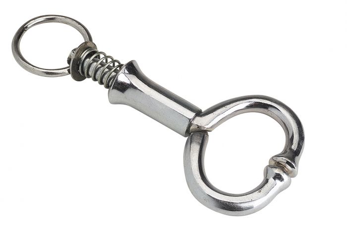 Stockshop Cast Iron Nickle Plated Bull Holder with Spring & Tigerbox® Antibacterial Pen.
