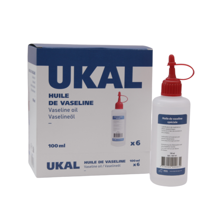 6 vaseline oil flasks 100ml