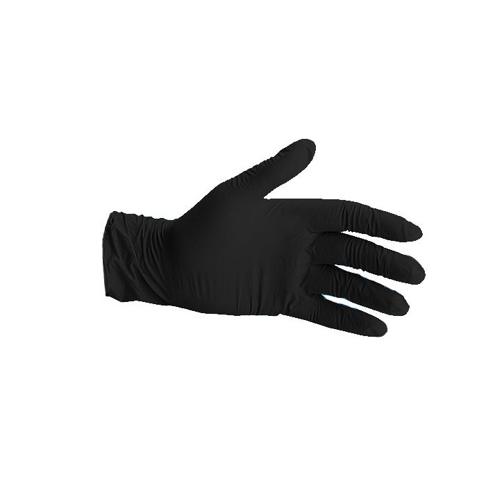 Schwarze Nitril Handschuhe Xl X100