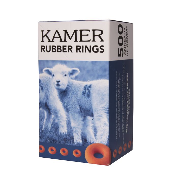 Orange rubber rings. bag of 500