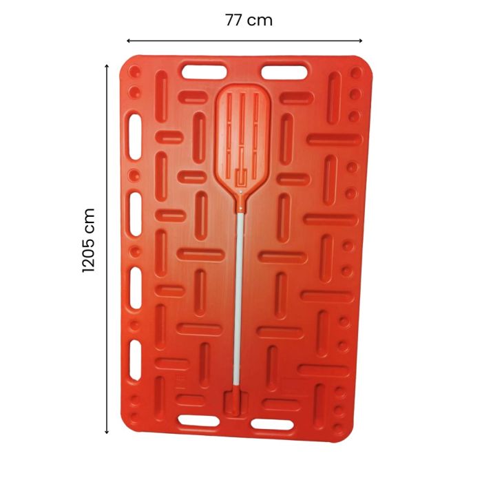  Plaque à porcs grand modèle rouge 120.5 x 77 avec claquette de guidage UKAL