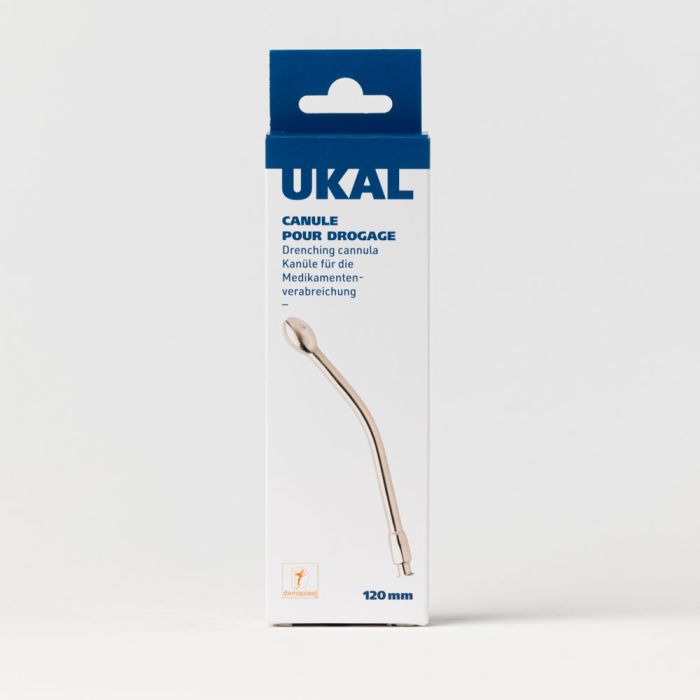 Canule à vis mâle pour seringue de drogage