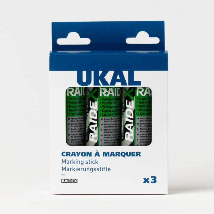 3 Crayons marqueurs verts RAIDEX