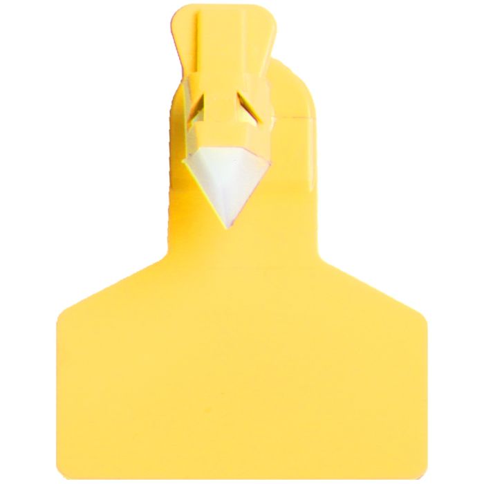 One piece eartags for sheep yellow unpacked