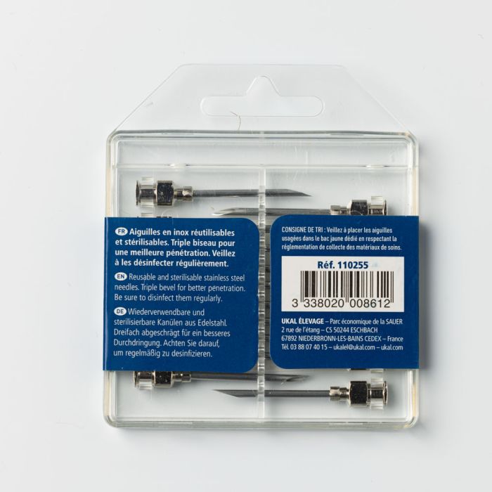 Triple edge stainless steel needles 30 mm/ 2 mm
