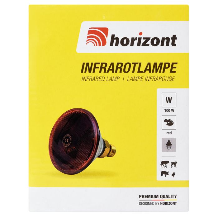 Red infrared lamp PAR 100 W