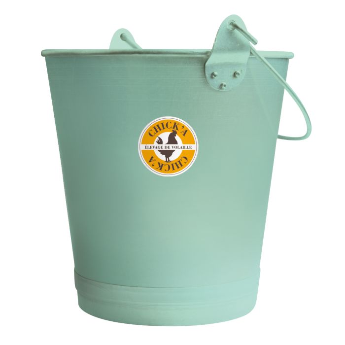 Light green epoxy bucket  12L