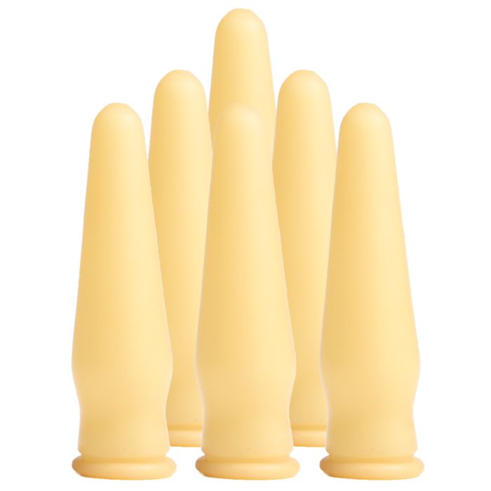 Tétine agneau en latex pour bouteille par 6
