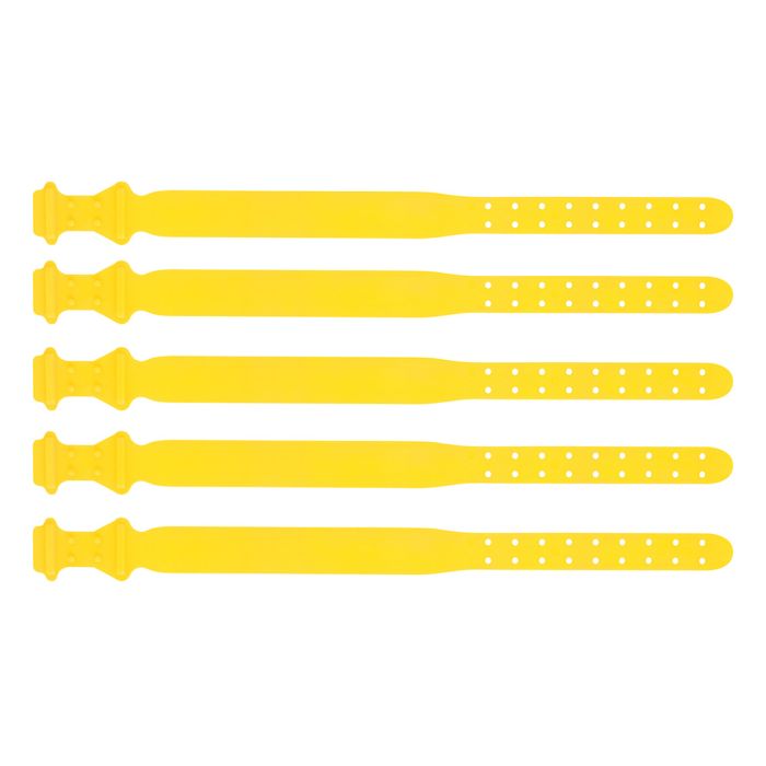 50 yellow plastic collars for sheep