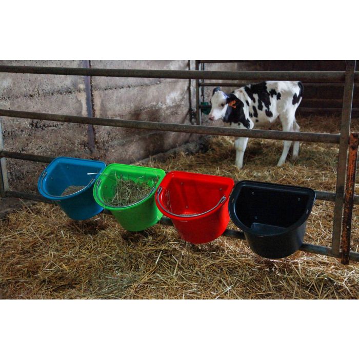 Tragbarer Turnier-Futtertrog mit Haken und Bügel