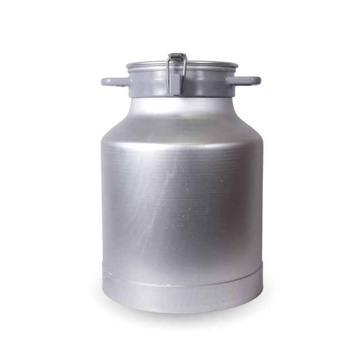 Milchtransportkanne Mit Deckel 20L Aluminium