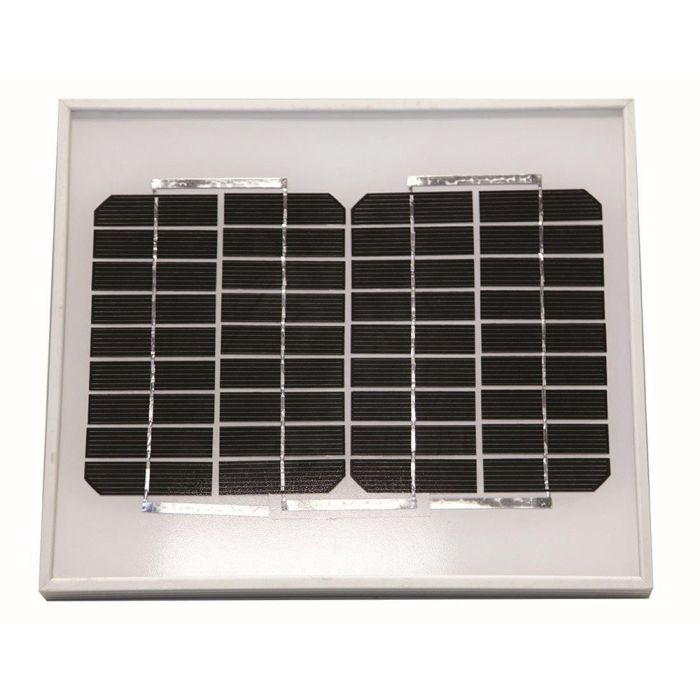 Solar pannel 5W + Mounting plate